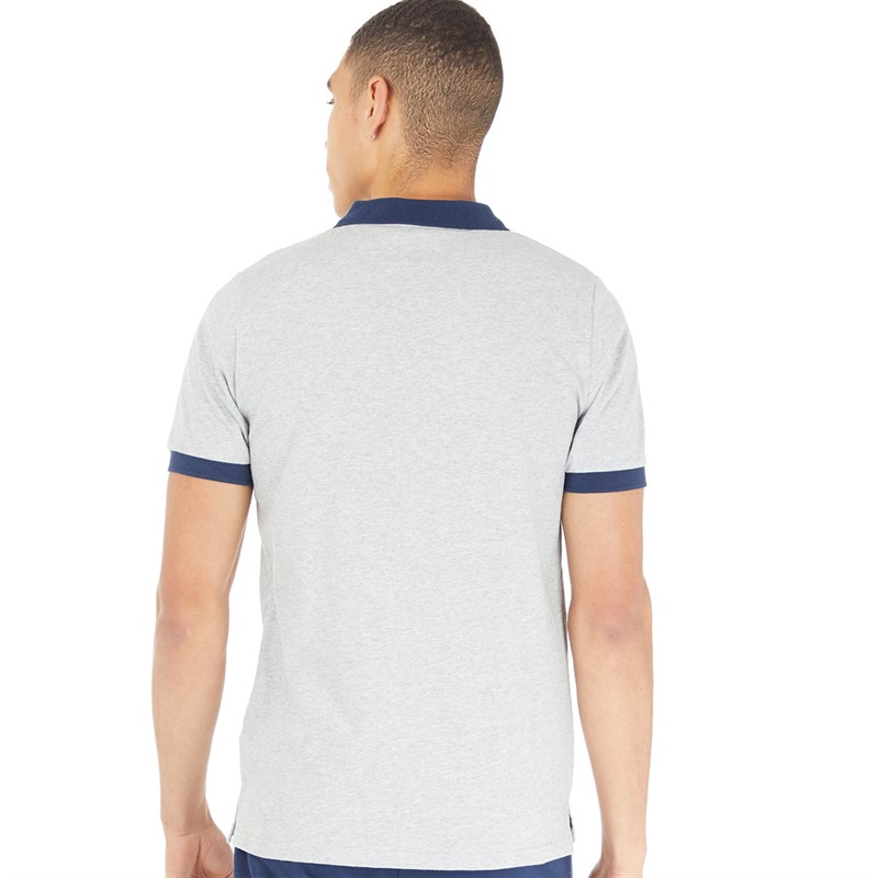 Ellesse Mens Lessepsia Polo Grey Marl