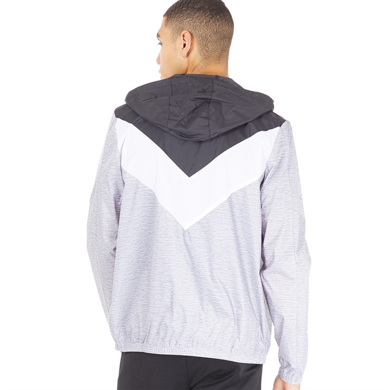 Ellesse Mens Durezza Full Zip Jacket Grey Marl