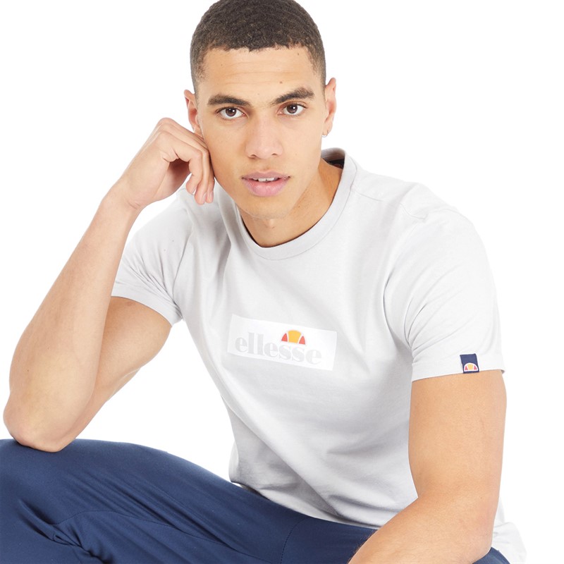 Ellesse Mens Tilanis T-Shirt Light Grey