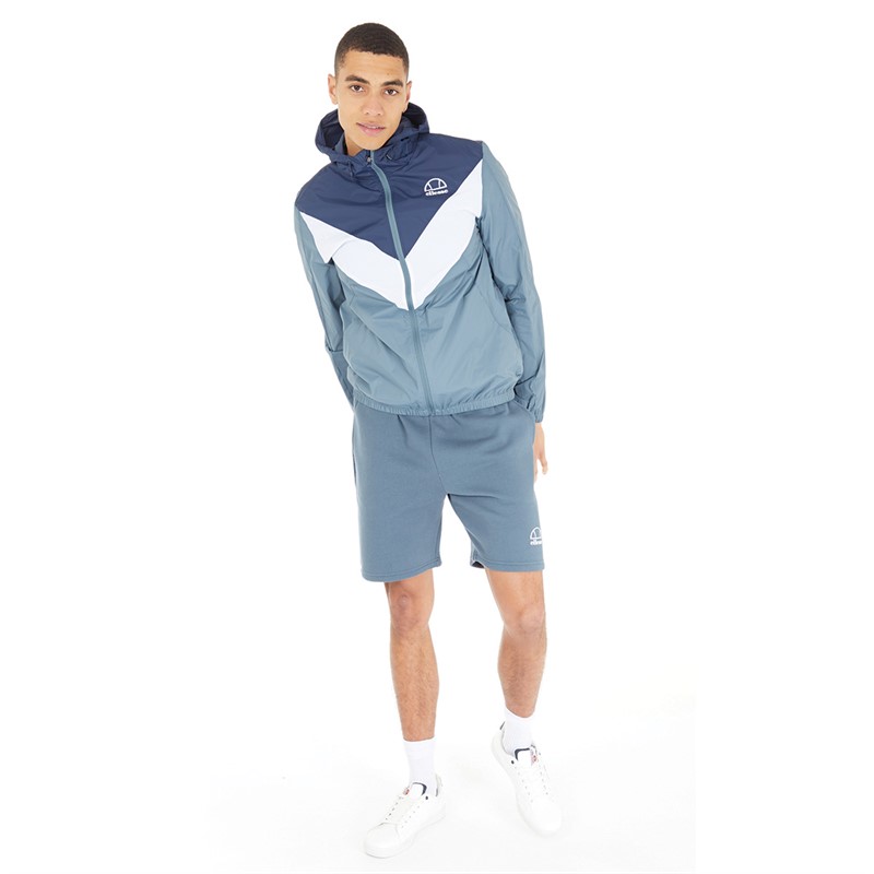 Ellesse Mens Durezza Full Zip Jacket Blue