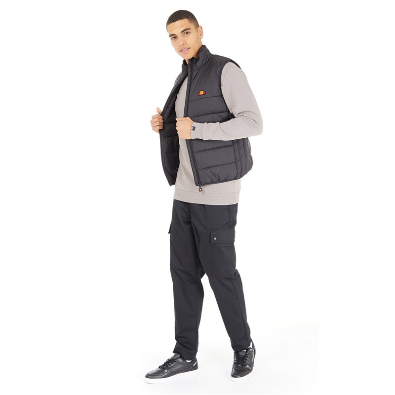 Ellesse Mens Andrio Gilet Black
