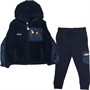 Ellesse Boys Sherpa Full Zip Jacket And Joggers Navy