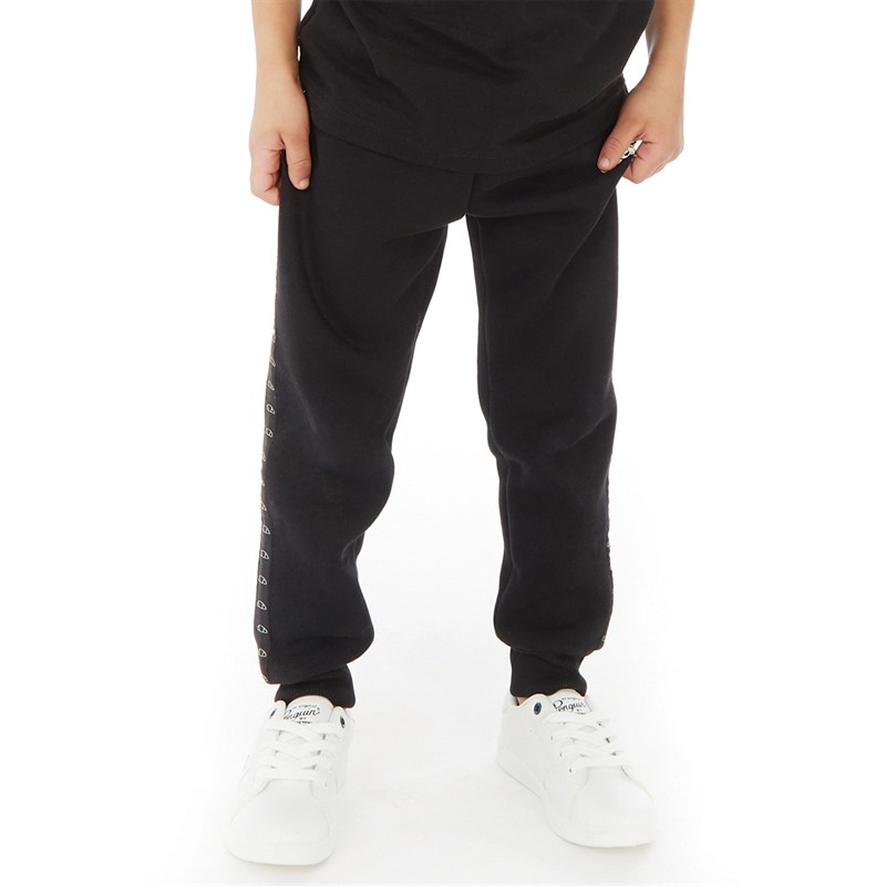 Ellesse Boys Dario Three Pack T-Shirts And Joggers Set Black/Grey