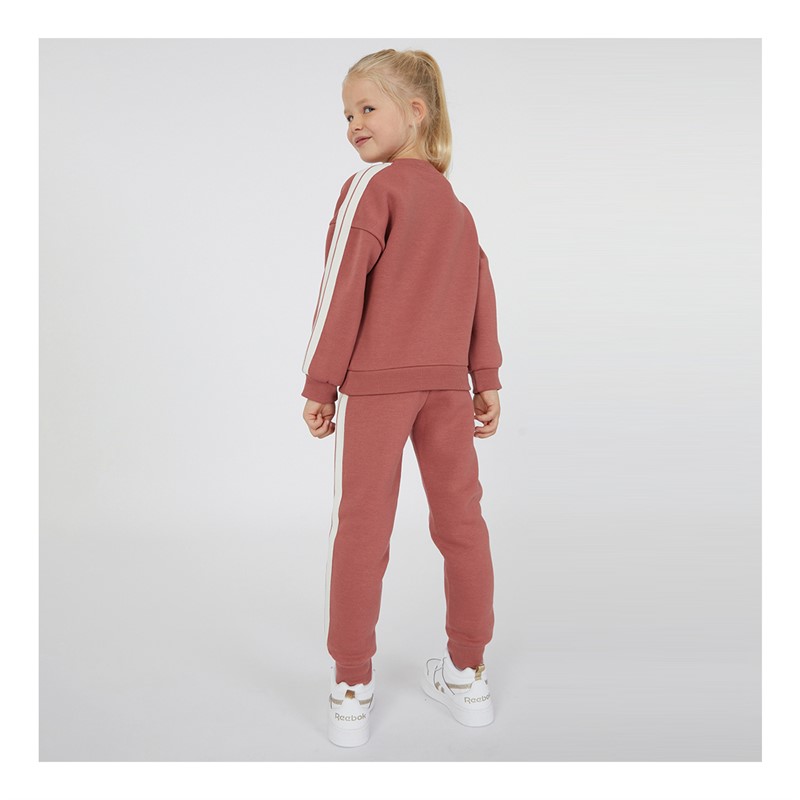 Ellesse Girls Lara Sweatshirt And Joggers Set Dusky Pink