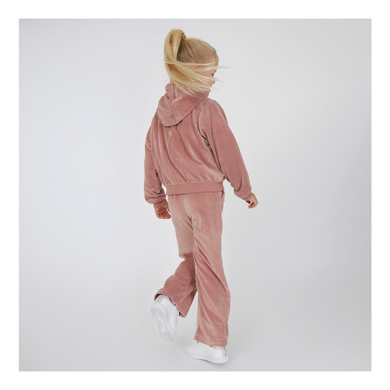 Buy Ellesse Girls Elenor Velour Hoodie And Joggers Set Dusky Pink