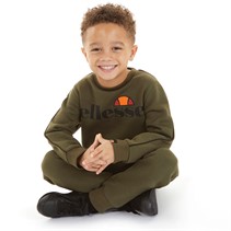 Ellesse Boys Angelo Sweatshirt And Joggers Set Khaki/Black