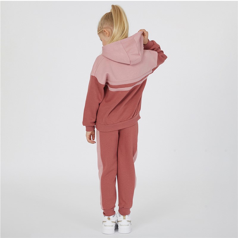 Ellesse Girls Bria Hoodie And Joggers Set Dusky Pink