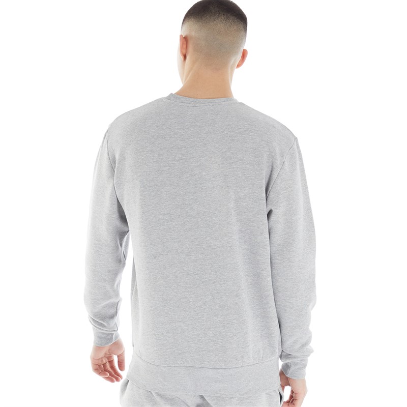 Ellesse Mens Lubrense Sweatshirt Grey Marl