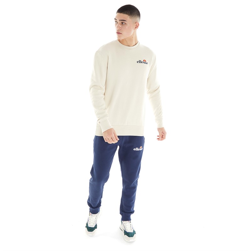 Ellesse Mens Lubrense Sweatshirt Off White