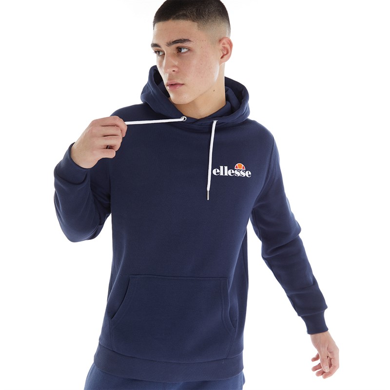 Ellesse Mens Anacapri Hoodie Navy