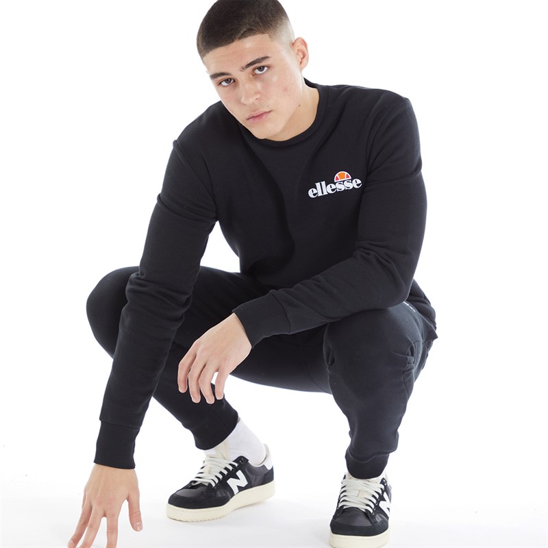 Ellesse Mens Lubrense Sweatshirt Black