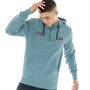 Ellesse Mens Basilica 1/4 Zip Hoodie Blue
