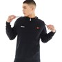 Ellesse Mens Basilica 1/4 Zip Hoodie Black