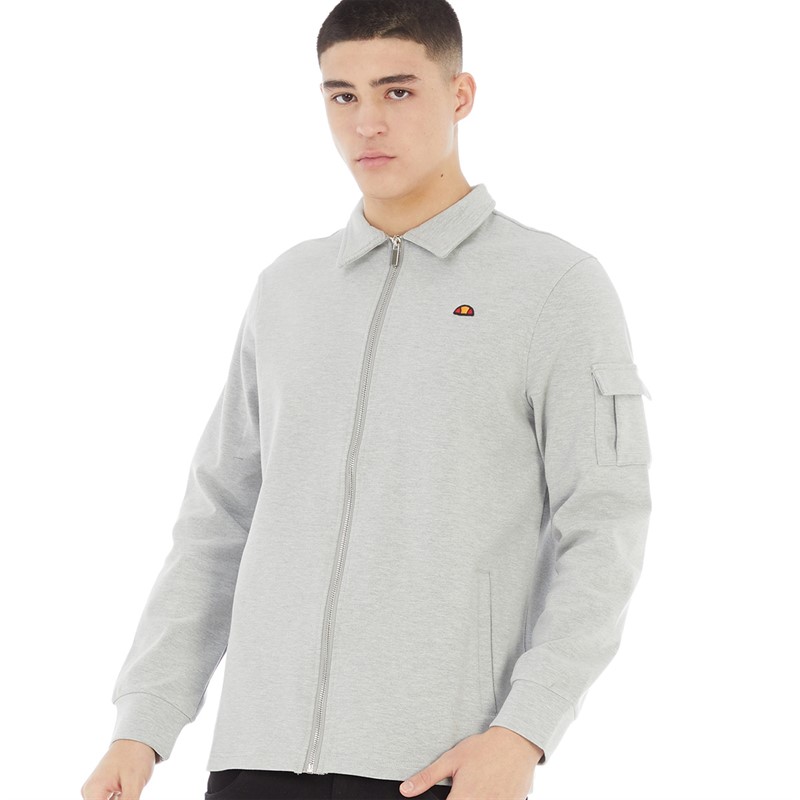 Ellesse Mens Velosity Jacket Grey Marl