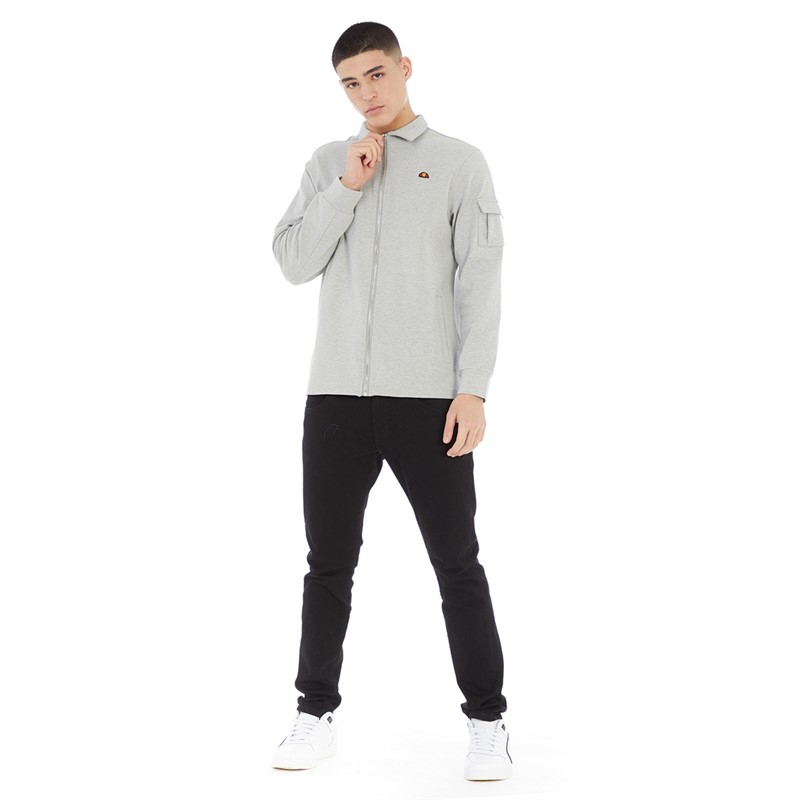 Ellesse Mens Velosity Jacket Grey Marl