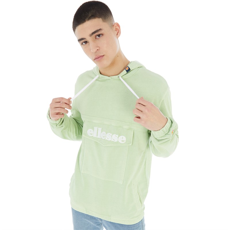 Ellesse Mens Vassilym Pocket Hoodie Green