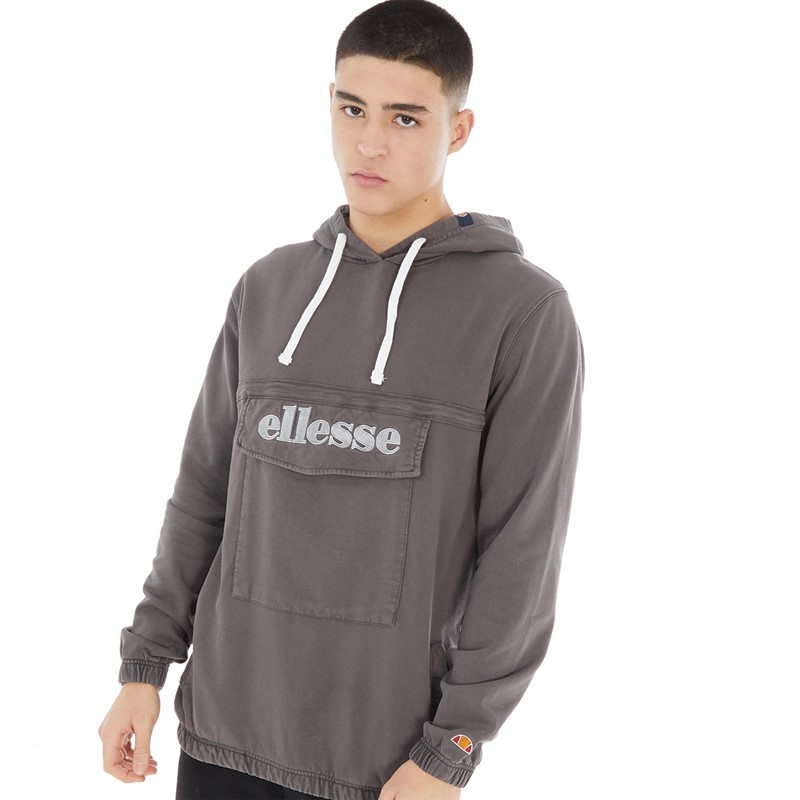 Ellesse Mens Vassilym Pocket Hoodie Black