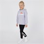 Ellesse Hoodie und Leggings Set Mädchen Liliana Logo Lila/Schwarz