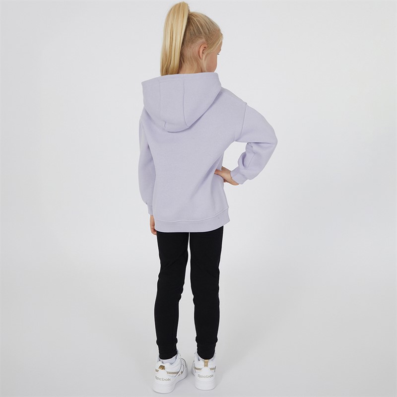 Ellesse Ensemble Sweat à Capuche et Leggings Liliana Logo Fille Lilas/Noir