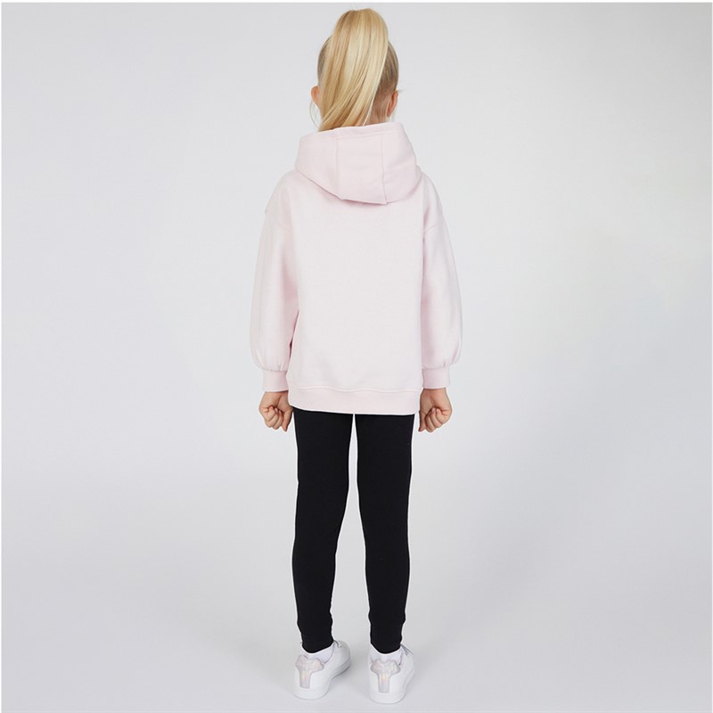 Ellesse Girls Anya Logo Hoodie And Leggings Set Pink/Black