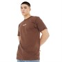 Ellesse Mens Ollio T-Shirt Dark Brown