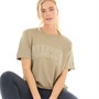 Ellesse Womens Silvestri Oversized T-Shirt Khaki