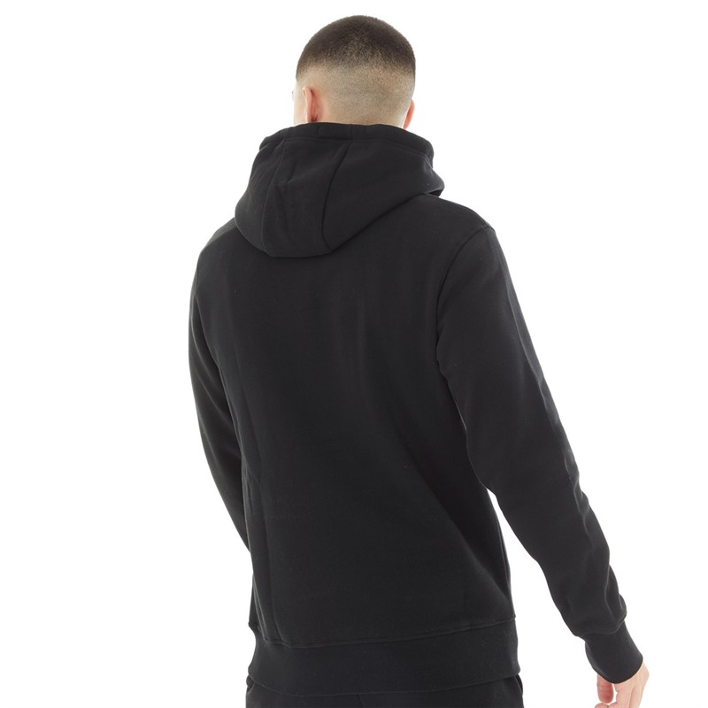 Ellesse Mens Tennis Collection Pallonetto Fleece Hoodie Black