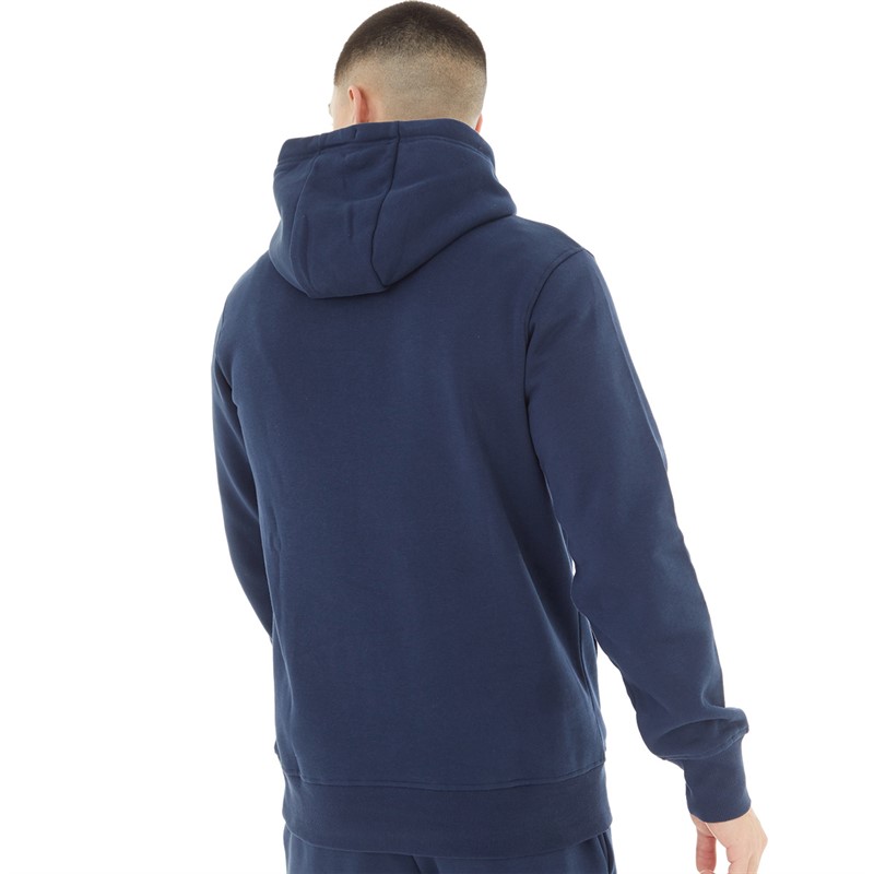 Ellesse Mens Tennis Collection Pallonetto Fleece Hoodie Navy