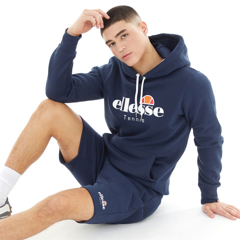 Buy Ellesse Mens Tennis Collection Trio Fleece Shorts Navy