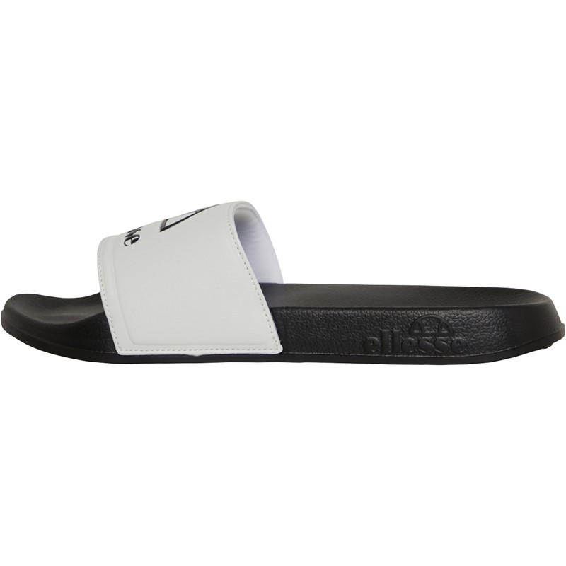 Ellesse Mens Fellenties Sliders White/Black