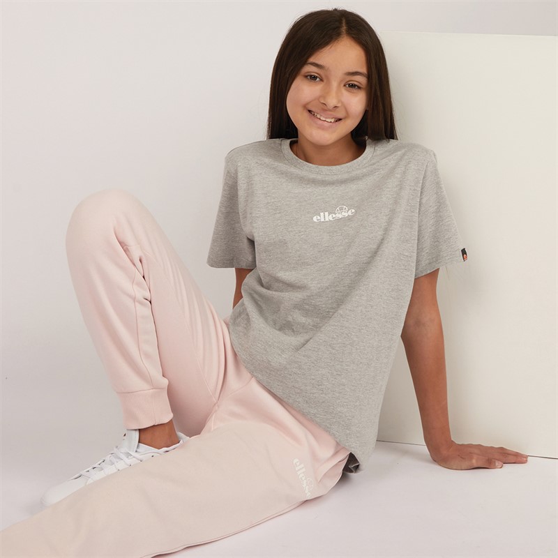 Ellesse Junior Girls Durare T-Shirt Grey Marl