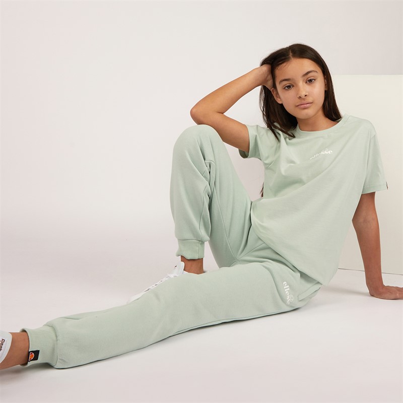 Ellesse Junior Girls Stasere Sweat Pants Light Green