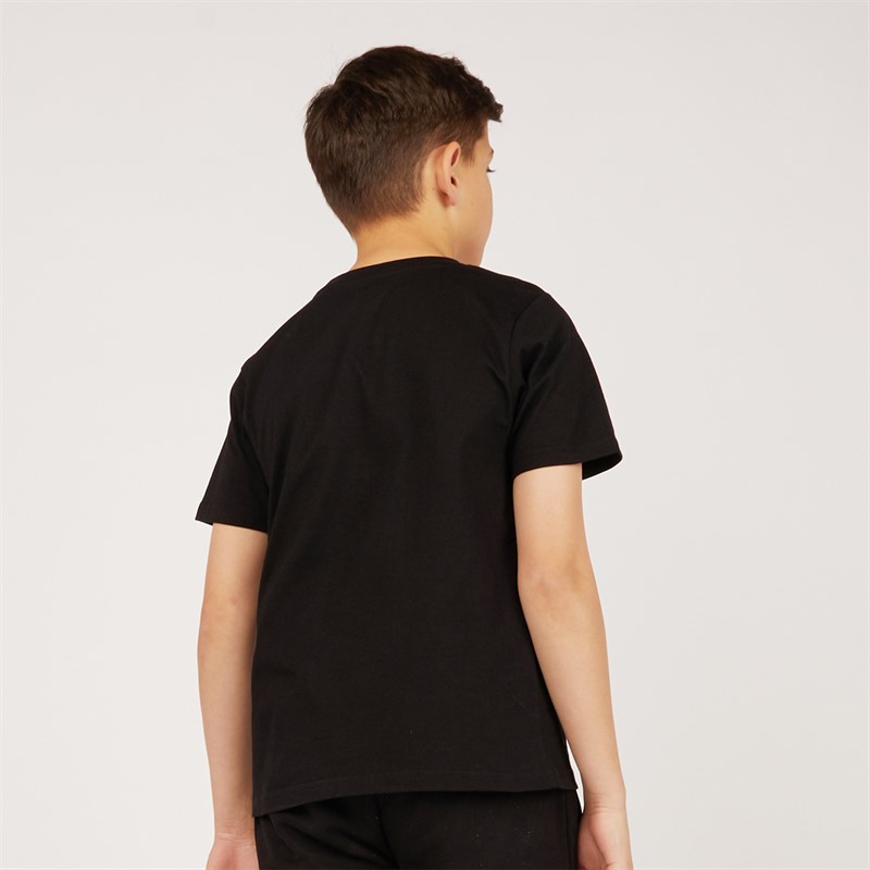 Ellesse Junior Boys Ecrille Logo T-Shirt Black