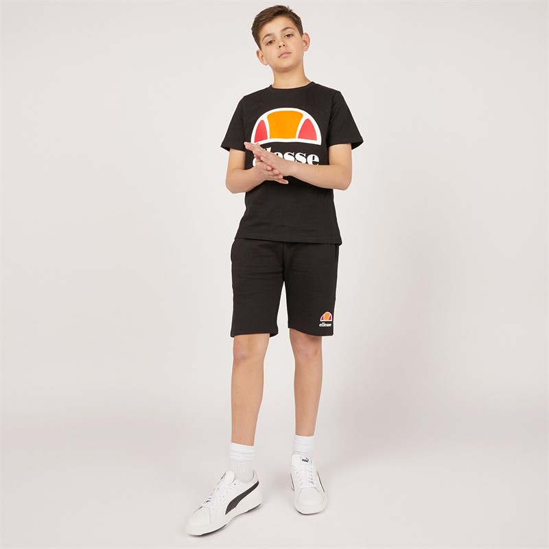 Ellesse Junior Boys Ecrille Logo T-Shirt Black