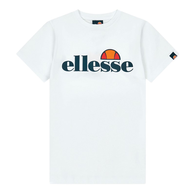 Ellesse Dziewczęce Jena T-shirty Biały