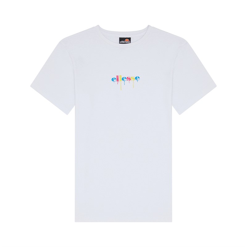 Ellesse Damskie Station T-shirty Biały