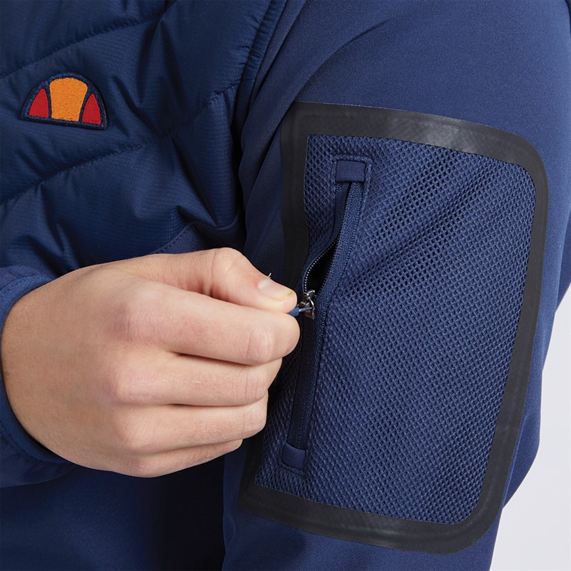 Ellesse Herren Angiolo Hybrid Leicht Jacken Marine