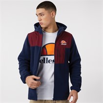 Ellesse Mens Drago Hooded Fleece Jacket Navy