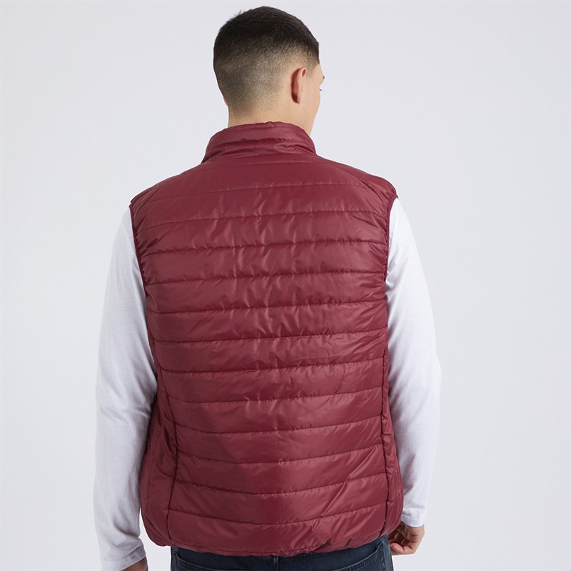 Ellesse Herren Portina Westen Burgunderrot