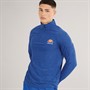 Ellesse Męskie Fasano T-Shirty z Długim Rękawem Niebieski