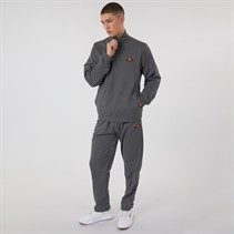 Ellesse Mens Ferrari Poly Tracksuit Dark Grey