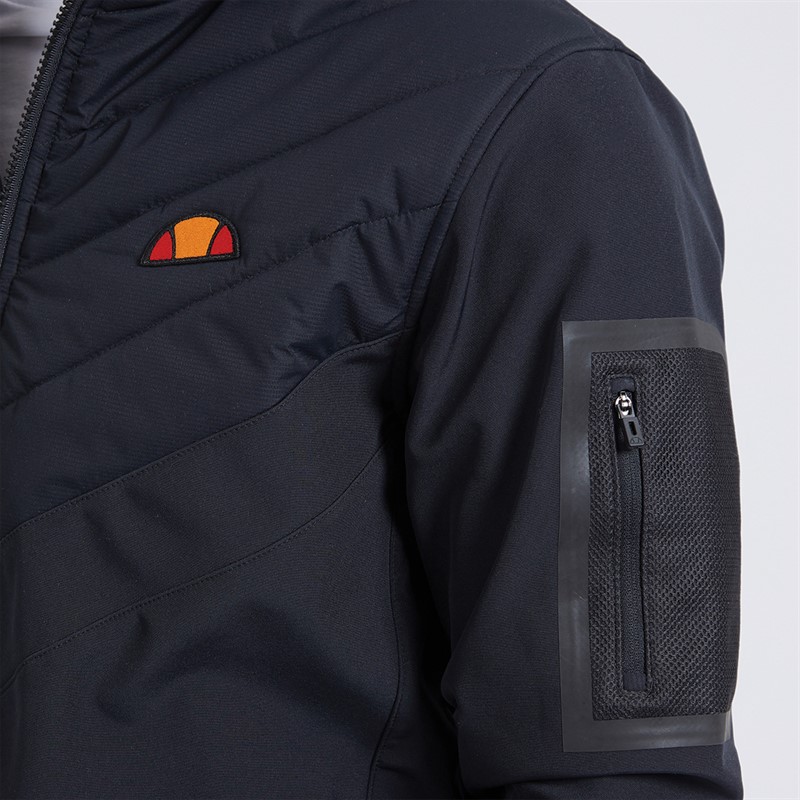 Ellesse Herren Angiolo Hybrid Leicht Jacken Schwarz
