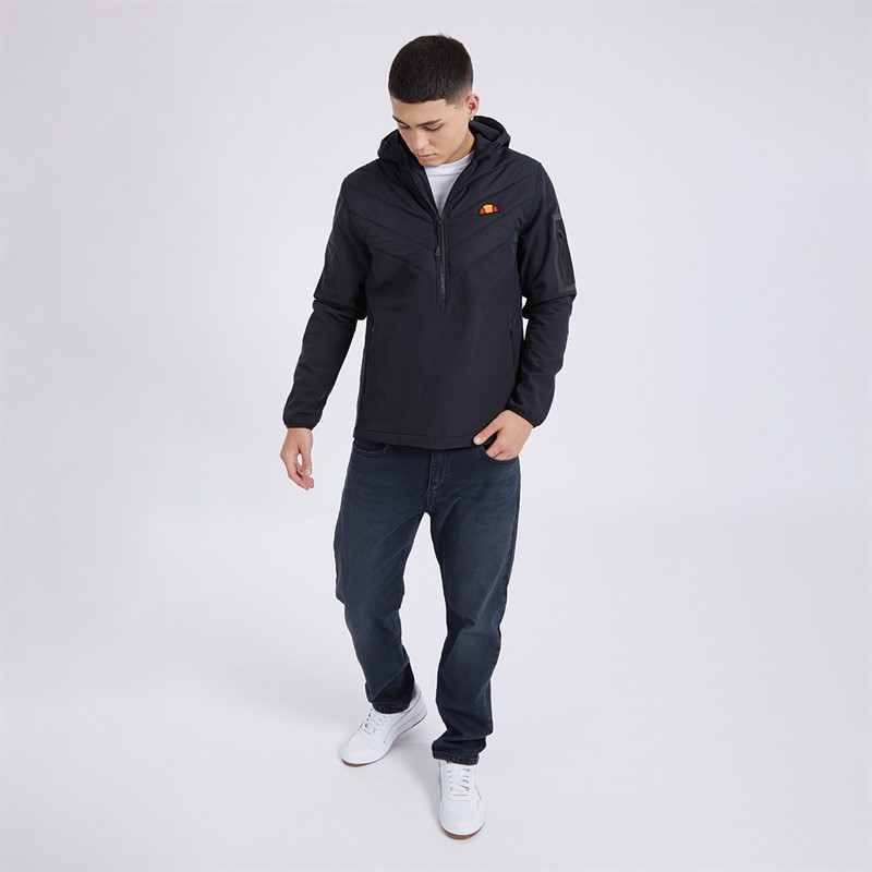 Ellesse Herren Angiolo Hybrid Leicht Jacken Schwarz