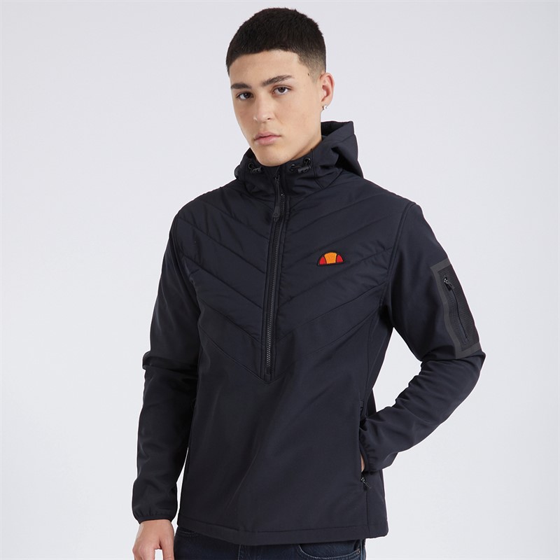 Ellesse Herren Angiolo Hybrid Leicht Jacken Schwarz