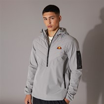 Ellesse Veste Hybride Demi-Zip Angiolo Homme Gris Clair