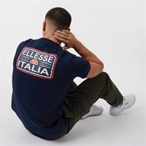 Ellesse Mens Benzina Heritage Back Logo T-Shirt Navy