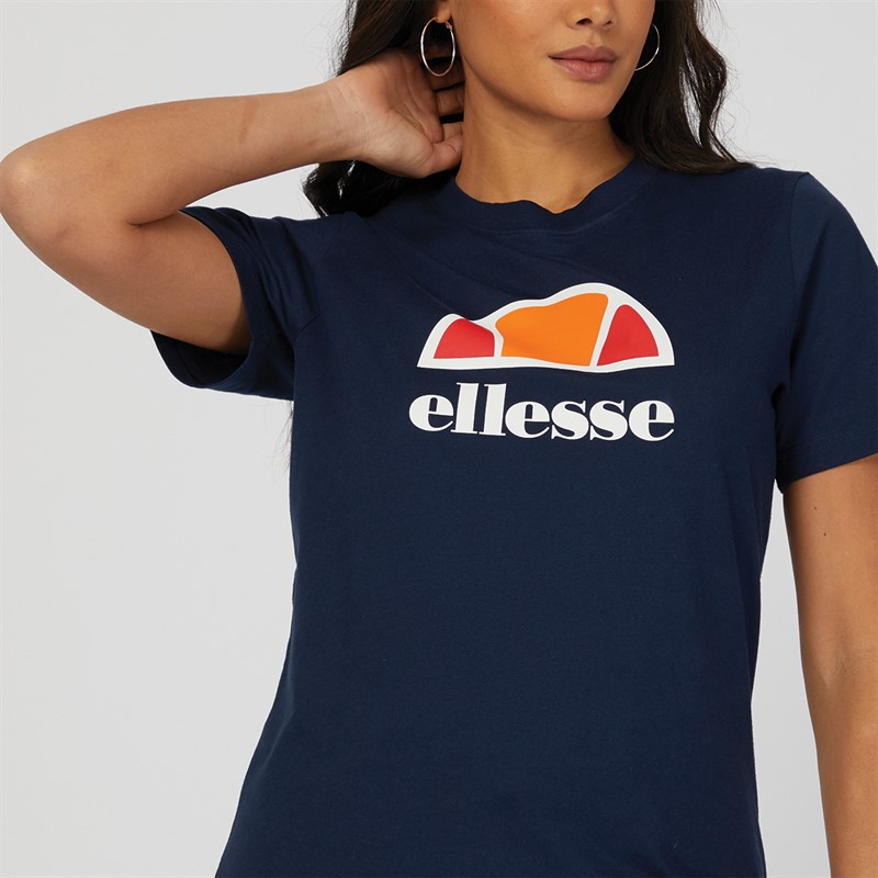 Buy Ellesse Womens Arieth Logo T Shirt Navy Buy Ellesse Womens Arieth Logo T Shirt Navy