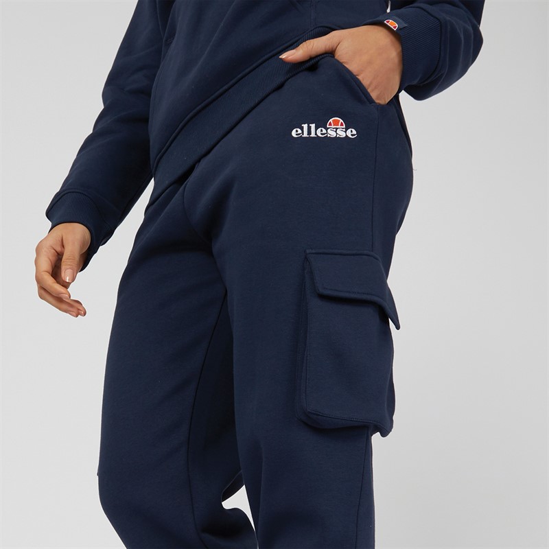 Ellesse Womens Necci Pocket Sweat Pants Navy