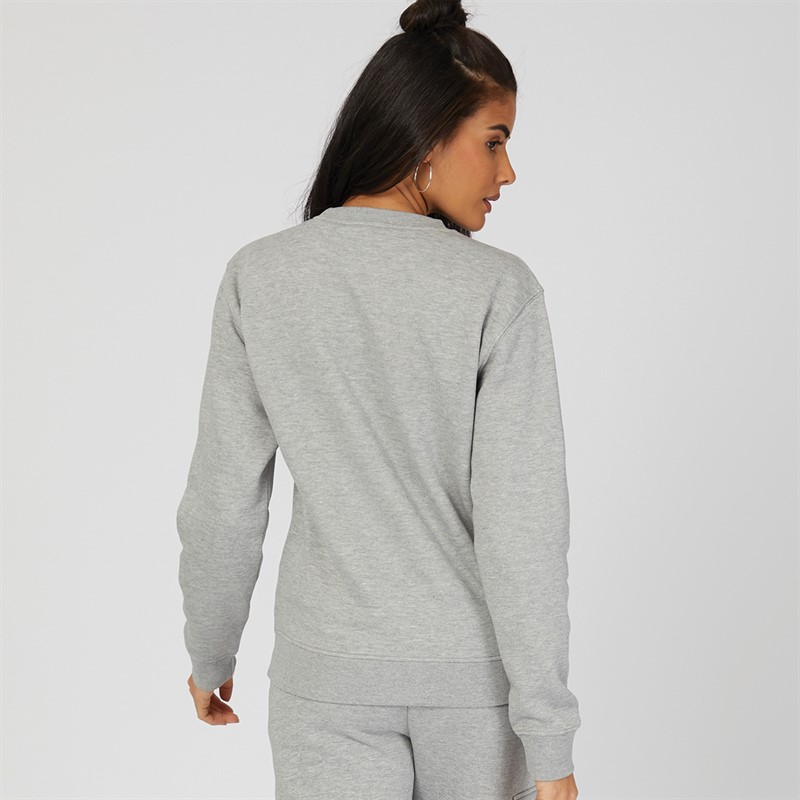 Ellesse Womens Siciliano Sweatshirt Grey Marl
