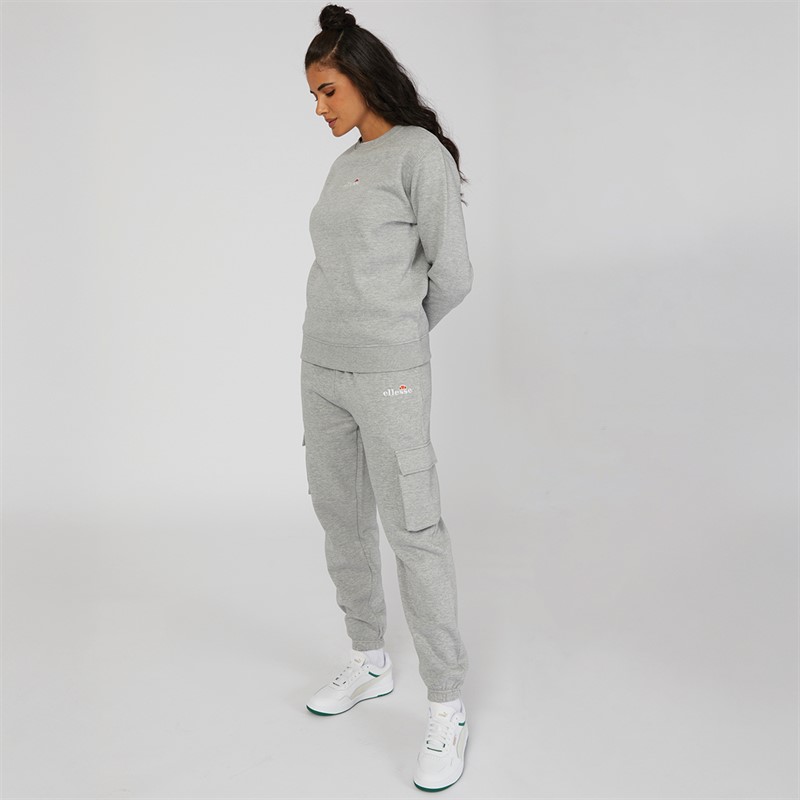 Ellesse Womens Siciliano Sweatshirt Grey Marl